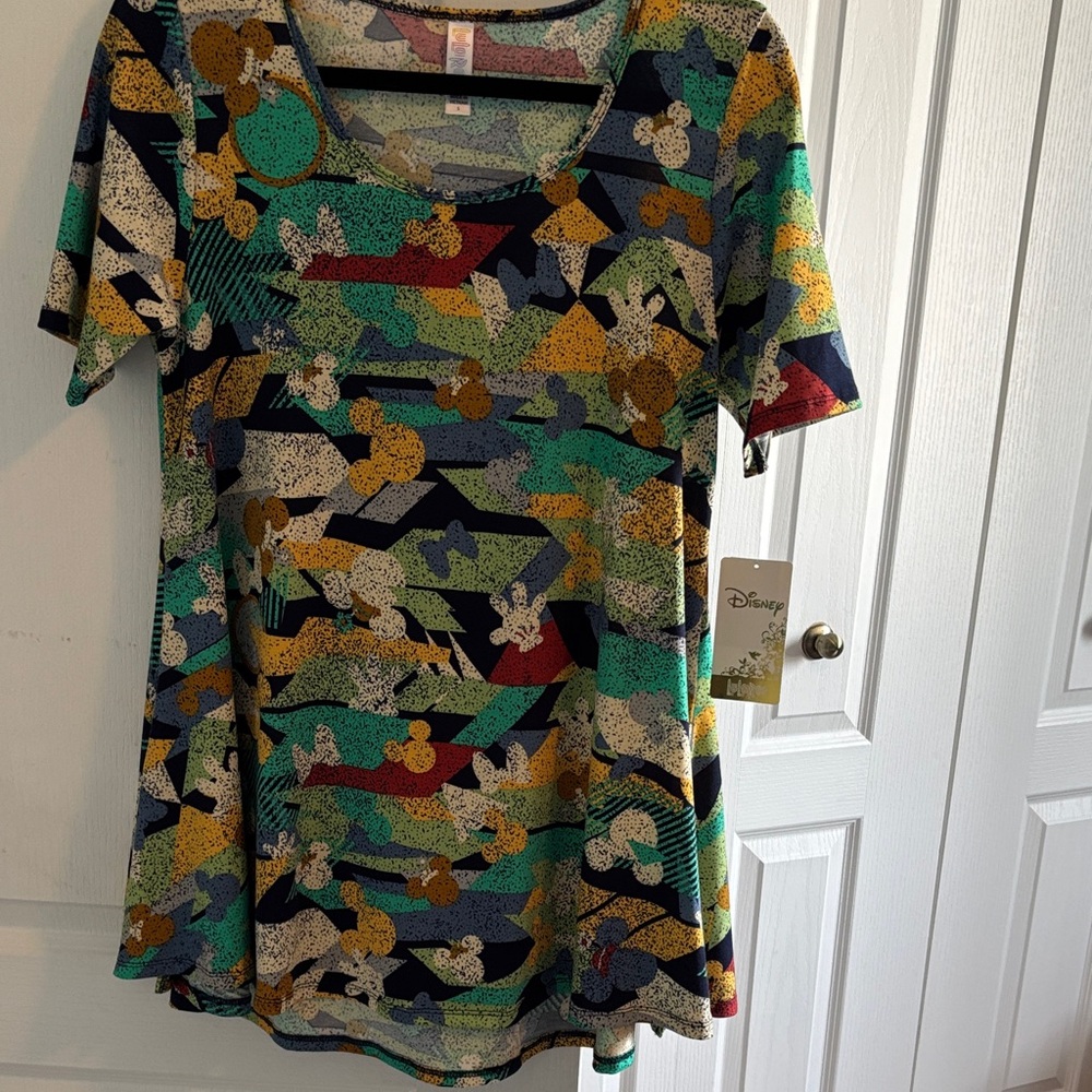 LuLaRoe Disney Perfect T Women's Short Sleeve Top - Multicolor